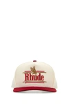 RHUDE RHUDE MAN TWO-TONE POLYESTER BLEND BASEBALL CAP