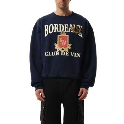 RHUDE MEN'S BORDEAUX SWEATSHIRT