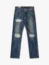 Rhude Men's Boxer Denim In Blue