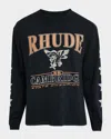 Rhude Men's Cambridge State Champs T-shirt In Black