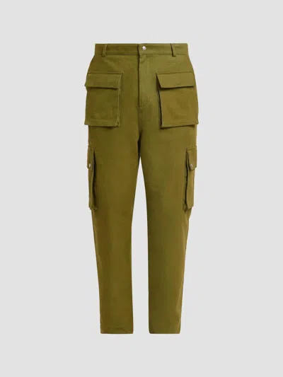 Rhude Men's Cotton Cargo Pants In Olive Green