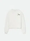 Rhude Men's Crewneck Vtg White In White
