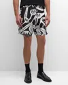 Rhude Men's Strada Shorts In Black/white