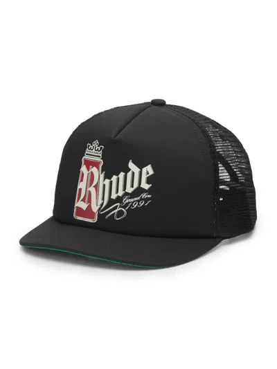 Rhude Men's Fumar 91 Trucker Hat In Black