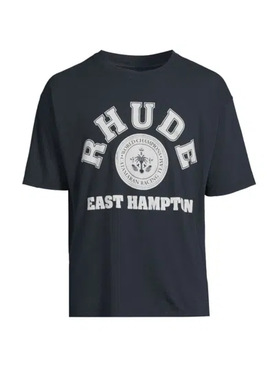 Rhude T-shirts And Polos In Vintage Black