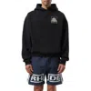 Rhude Men's Moonlight Badge Hoodie In Vintage Black