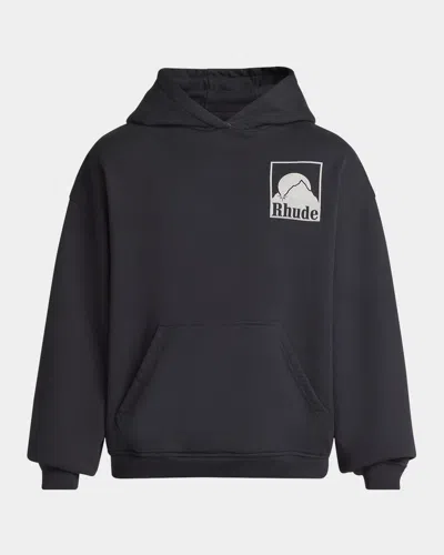 RHUDE MEN'S MOONLIGHT BADGE HOODIE