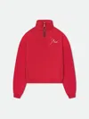 Rhude Men's Quarter Zip Vtg Red In Multi