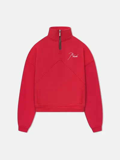 Rhude Men's Quarter Zip Vtg Red In Multi