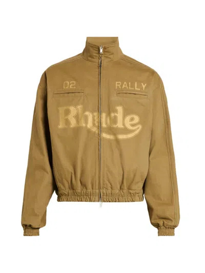 Rhude Long-sleeve Casual Jacket In Green