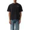 Rhude Short-sleeved T-shirt In Vintage Black