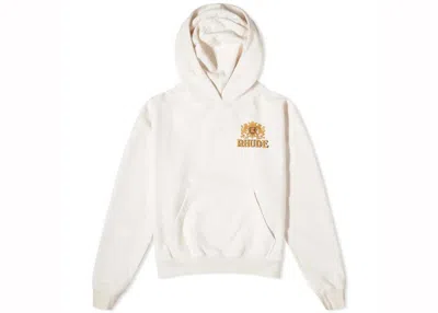 Pre-owned Rhude Men's  Cresta Cigar Hoodie In Vintage White