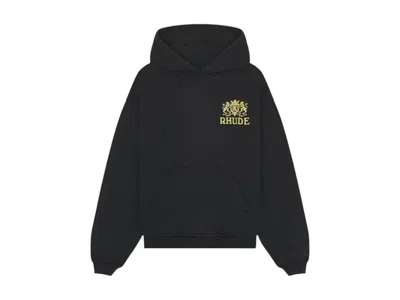 Pre-owned Rhude Men's  Cresta Hoodie In Black