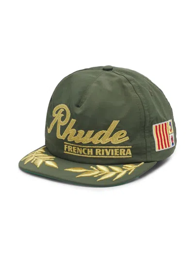 Rhude Men's  French Riviera Hat In Green