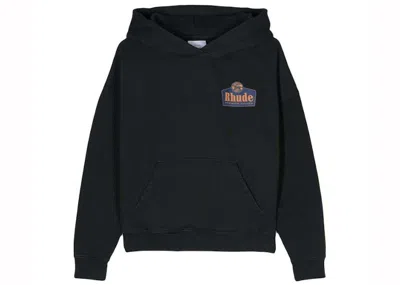 Pre-owned Rhude Men's  Grand Cru Hoodie In Vintage Black