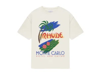 Pre-owned Rhude Men's  Roulette T-shirt In Vintage White