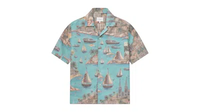 Pre-owned Rhude Men's  Sailing Map Shirt In In Multi
