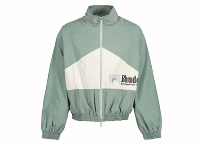 Pre-owned Rhude Men's  Senna Flight Jacket In Ivory