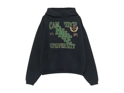 Pre-owned Rhude Men's  University Hoodie In Black