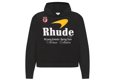 Pre-owned Rhude Men's  X Mclaren Logo Hoodie In Black