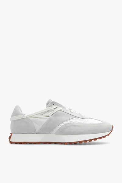 Rhude Mens Running Sneaker White Grey Shoes
