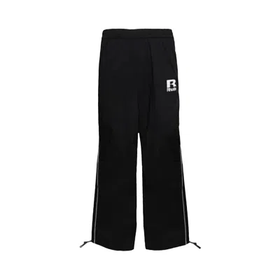 Pre-owned Rhude Mesh Piping Parachute Track Pant 'black' | Men's Size Xl