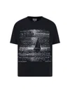 Rhude Graphic Print Crew Neck Short Sleeve T-shirt In Black
