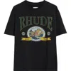 Rhude Rhode T-shirt In Vintage Black