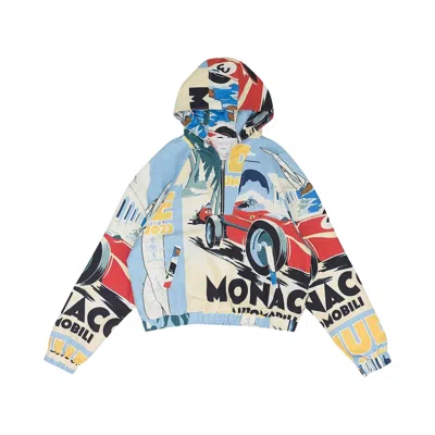 Pre-owned Rhude Monaco Sport Quarter Zip Jacket 'multicolor' | Multi-color | Men's Size Xl