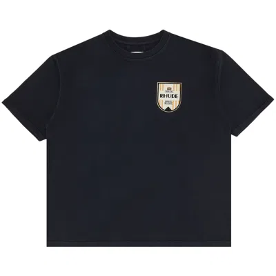 Pre-owned Rhude Mont Blanc Hotel Tee 'vintage Black'
