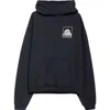 Rhude Men's Moonlight Badge Hoodie In Vintage Black