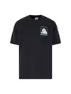 Rhude Mont-blanc Hotel Logo-print Cotton-jersey T-shirt In Black  