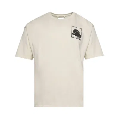 Pre-owned Rhude Moonlight Badge Tee 'vintage White' | Men's Size S