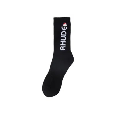 Pre-owned Rhude Moonlight Footy Sock 'black' | Men's Size Onesize