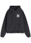 Rhude Men's Moonlight Badge Hoodie In Black