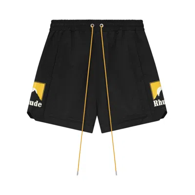 Pre-owned Rhude Moonlight Logo Short 'black' | Men's Size L