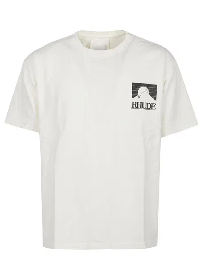 Rhude Moonlight Pack Graphic Cotton Printed T-shirt In Multi