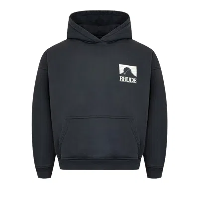 Pre-owned Rhude Moonlight Pack Hoodie 'vintage Black/white' | Men's Size Xxl