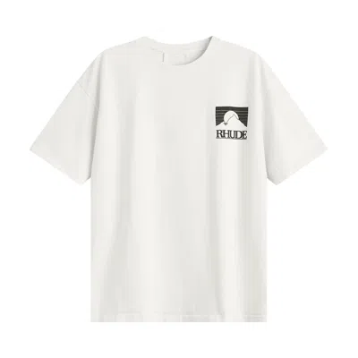 Pre-owned Rhude Moonlight Pack Tee 'vintage White/black' | Men's Size Xxl