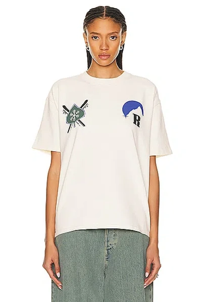 Rhude Moonlight T-shirt In Vintage White