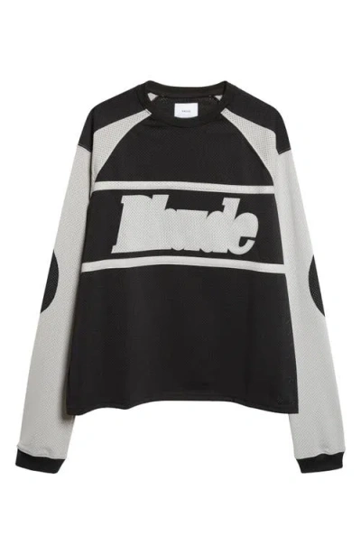 Rhude Moto Mesh Shirt In Black
