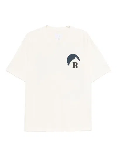 Rhude Mountain Graphic T-shirt In White