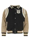 Rhude Logo-embroidered Canvas Bomber Jacket