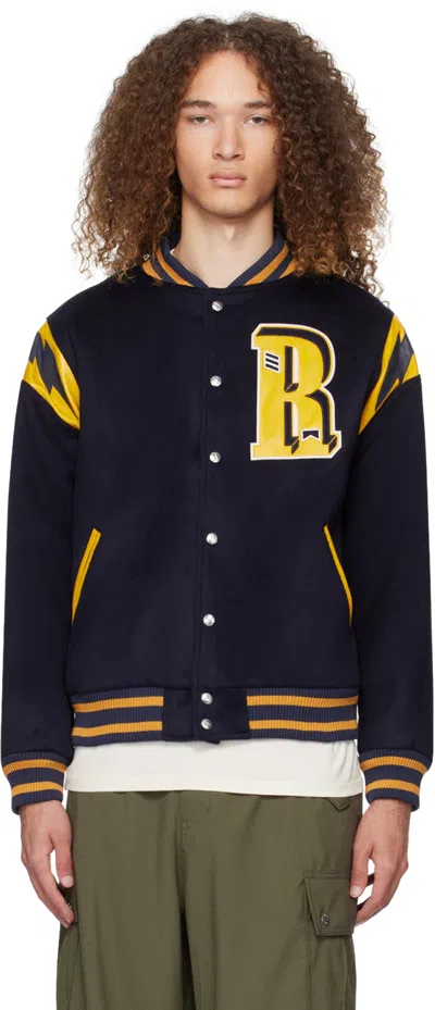 Rhude Blue American Spirit Lighting Bomber