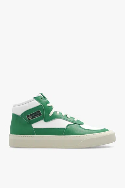 Rhude High-top Sneakers In Green