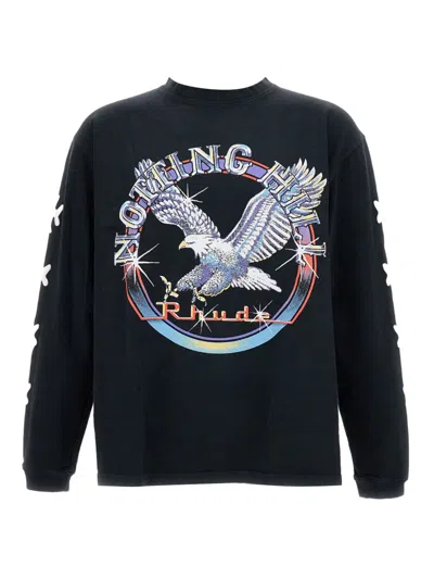 RHUDE RHUDE 'NOTTING HILL' EAGLE LS T-SHIRT