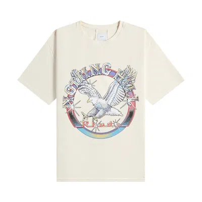 Pre-owned Rhude Notting Hill Eagle Tee 'vintage White' | Men's Size M