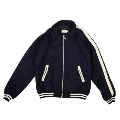 RHUDE NWT RHUDE NAVY WOOL BOYS SIGNATURE BOMBER JACKET