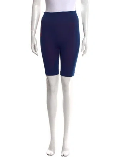 Pre-owned Rhude Nylon Knee-length Shorts In Blue