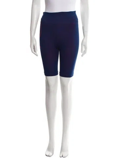 Pre-owned Rhude Nylon Knee-length Shorts In Blue